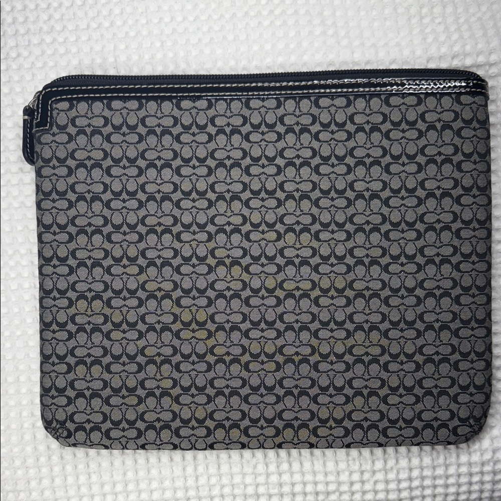 Coach Gray Patterned Tablet Sleeve - Picture 2 of 4